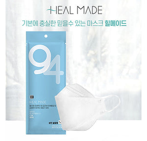 [Large sold out] HEAL MADE Kf94 White L / M / S Mask 100pcs
