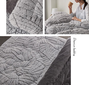 Ashley Microfiber Comforter - Gray