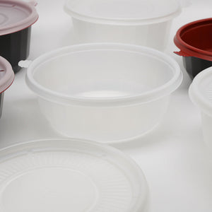 우동.삼계탕 용기 반투명 SET