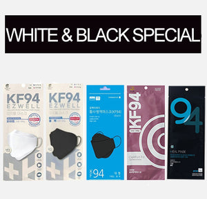 [Special] White & Black KF94 Mask 100pcs