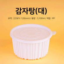 Load image into Gallery viewer, 감자탕 SM-225 파이 대, 200개 용기 뚜껑 SET
