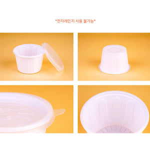 소스I국I밥용기 SM-105 특대, 1000개 용기 뚜껑 SET