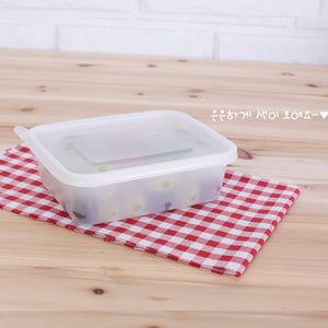 밥 용기 G-300 , 600개 용기 뚜껑 SET