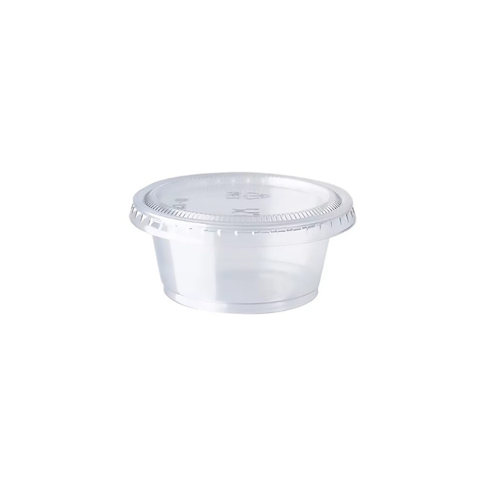 미니 소스 용기 2oz, 2500개 용기 (뚜껑 별도)