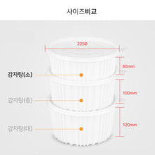 Load image into Gallery viewer, 감자탕 SM-225 파이 소, 200개 용기 뚜껑 SET
