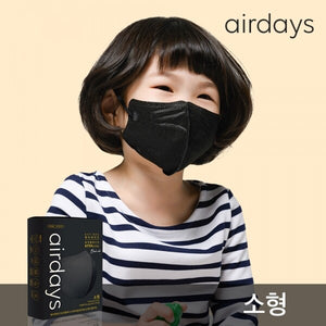 Airdays KF94 Black L / M / S Mask 100pcs