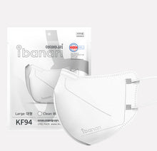 Load image into Gallery viewer, Ibanari Clean White L/M/MS Color Mask 40pcs/100pcs
