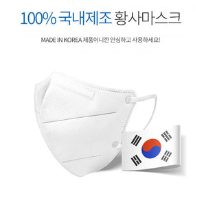 [sold out] Swimpyo Living KF94 White/Gray Mask 100pcs (1Ea/Bag)