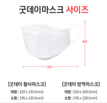 Load image into Gallery viewer, Goodday KF94 WHITE LARGE /Small Mask 100pcs
